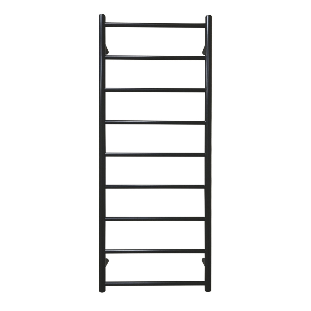 Cut out image of the The Sussex Range by JIS Lindfield 1275mm x 520mm Black Electric Towel Rail